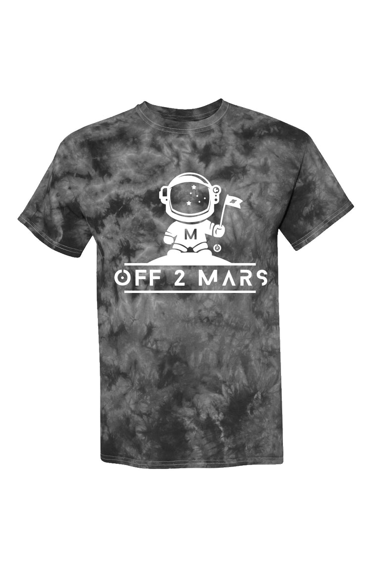 Unisex Crystal Wash T-Shirt – White Logo Streetwear | OFF 2 MARS