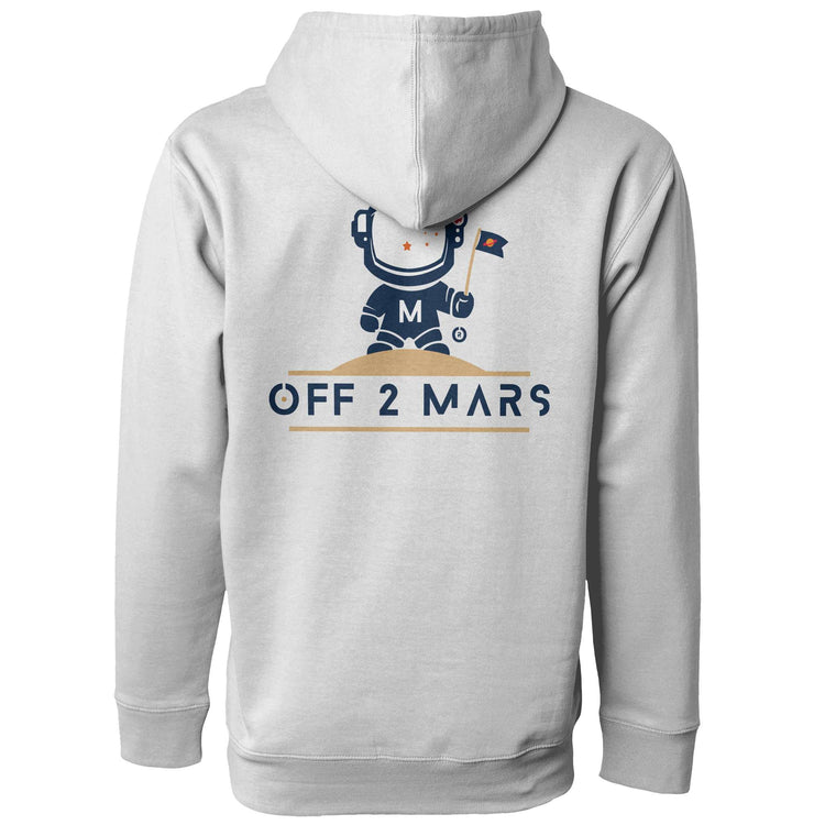 Heather Gray Heavyweight Pullover Hoodie | OFF 2 MARS