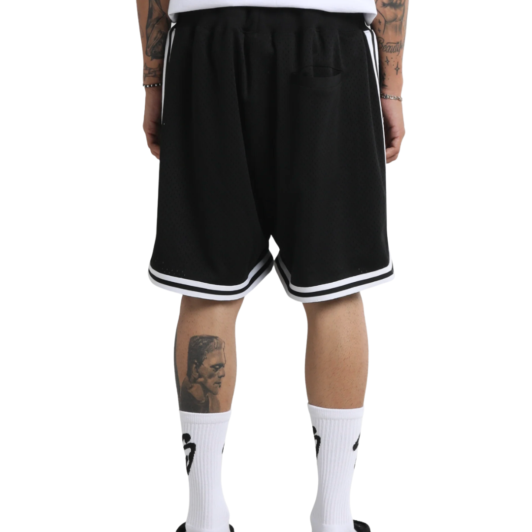 OFF 2 MARS Retro Basketball Shorts – Premium Black