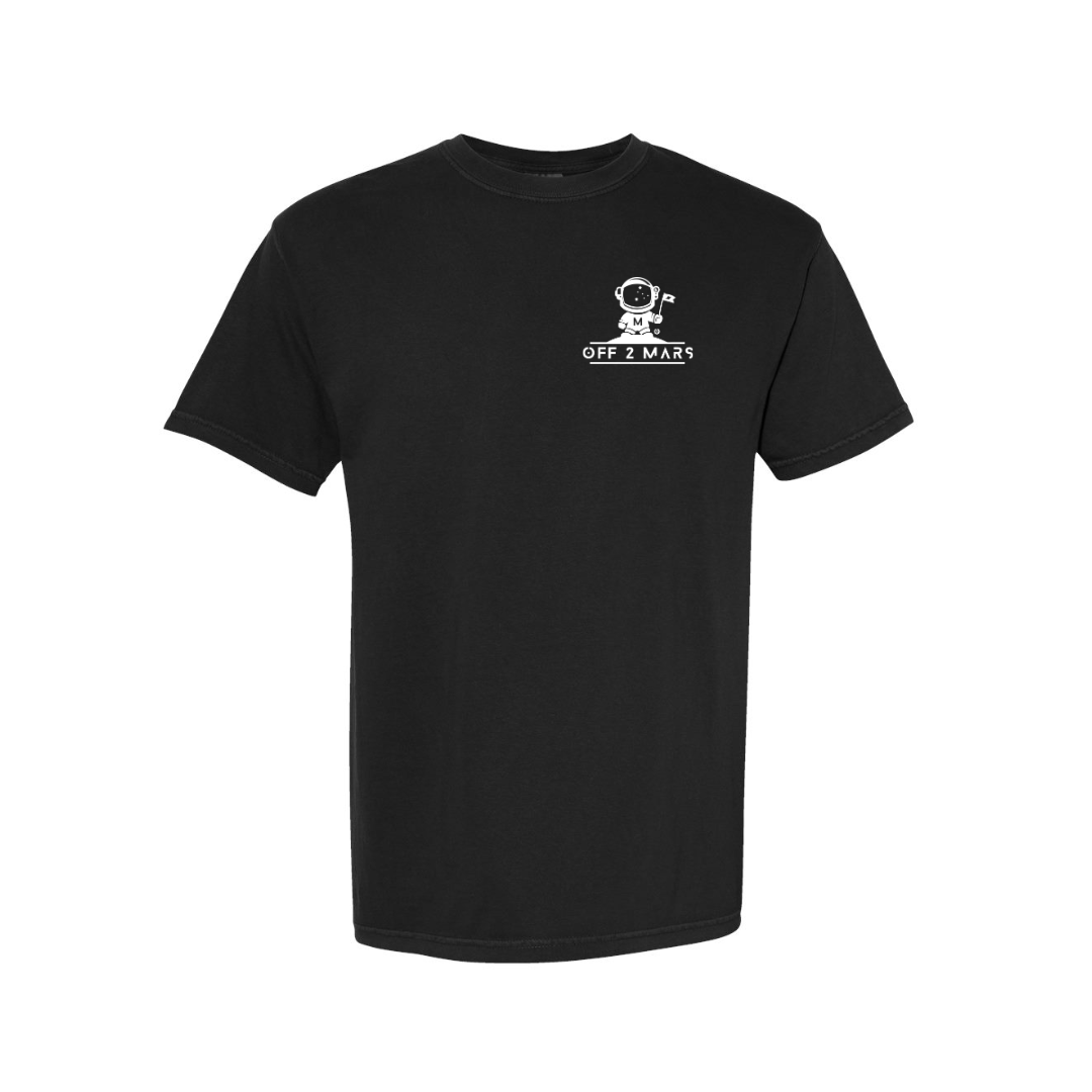 OFF 2 MARS Heavyweight Tee – Black