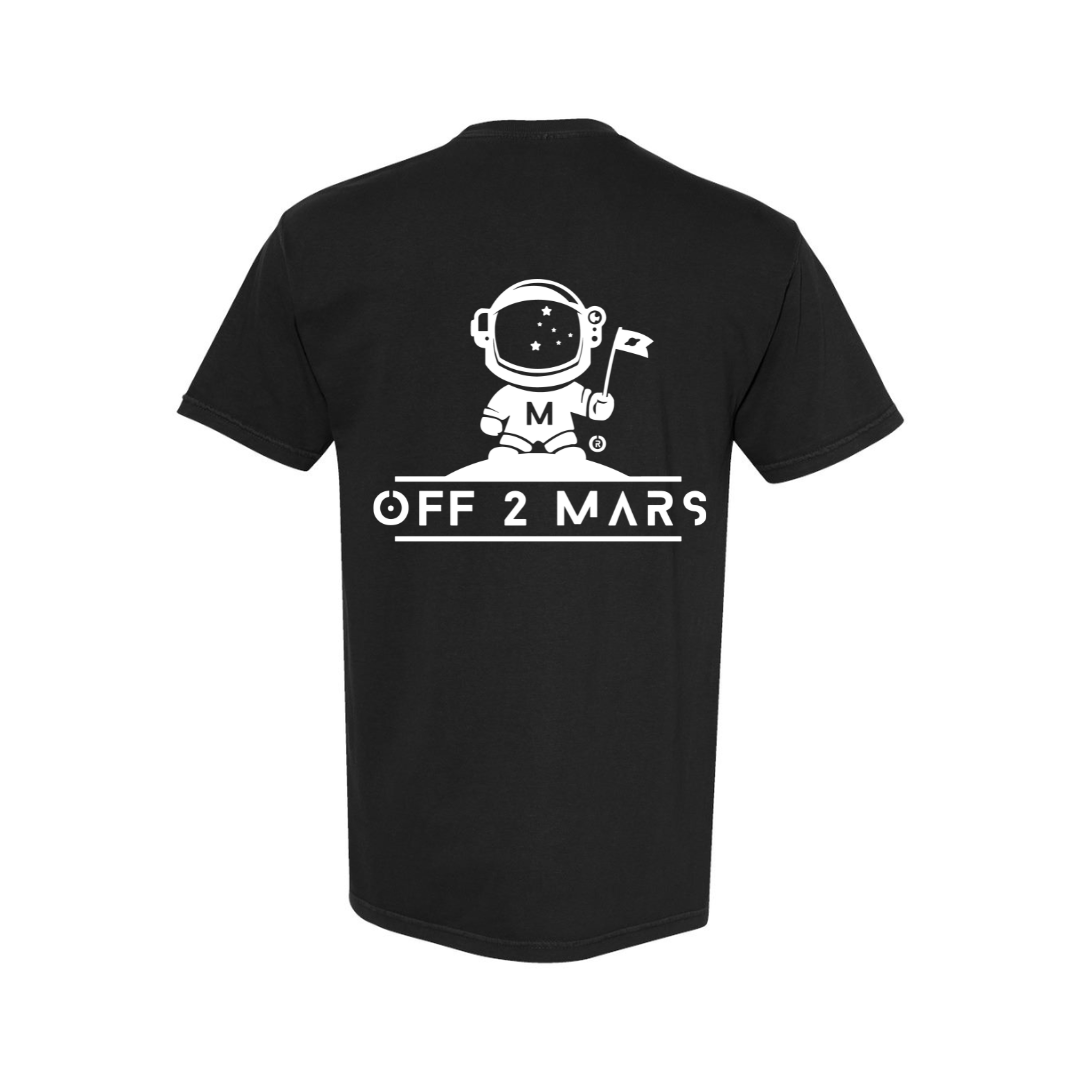 OFF 2 MARS Heavyweight Tee – Black