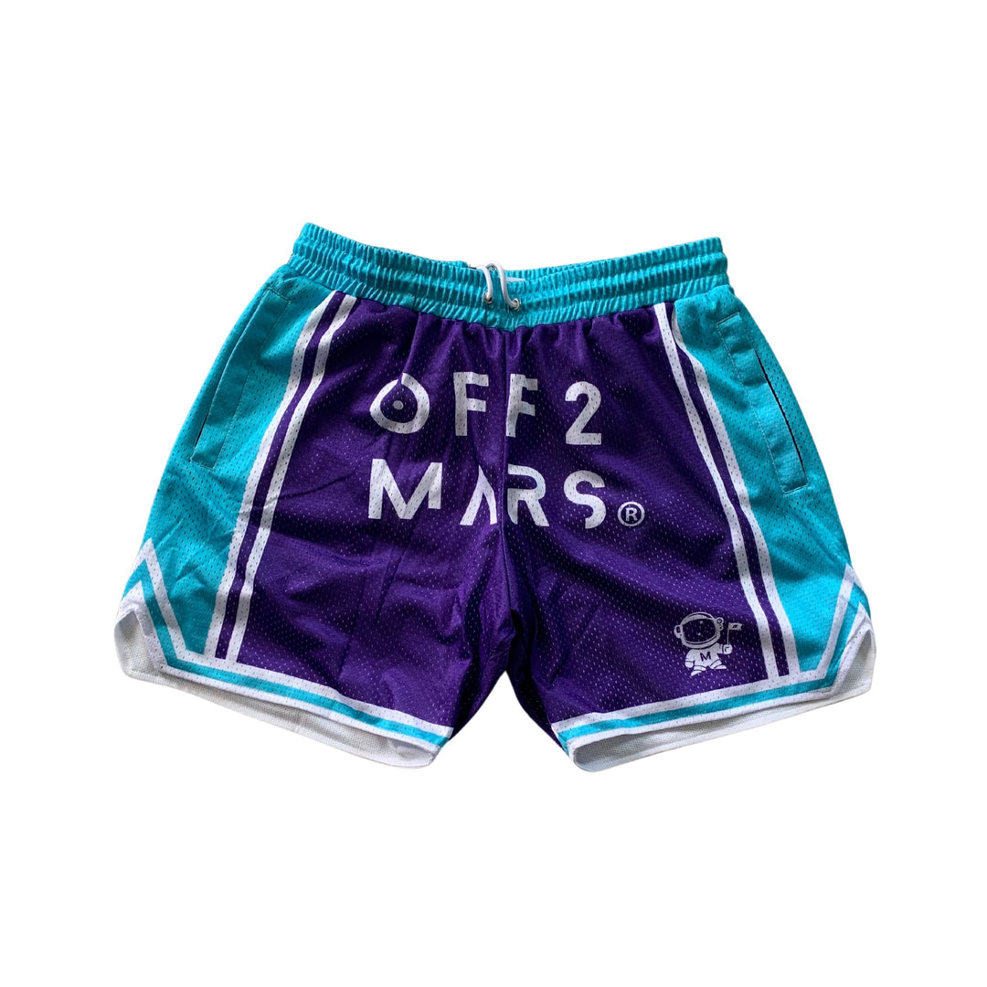 OFF 2 MARS® Retro Basketball Shorts - Charlotte Shorts OFF 2 MARS® SM 