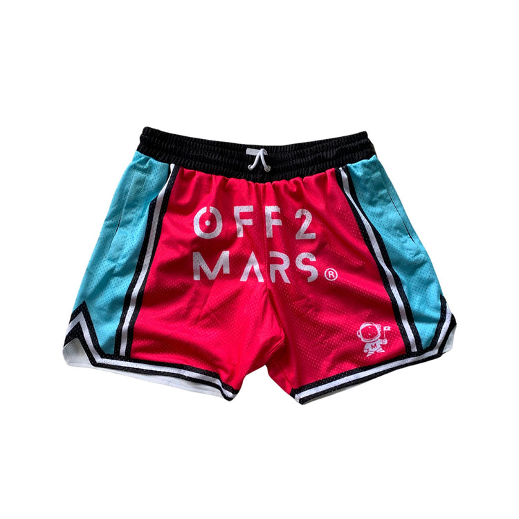 OFF 2 MARS® Retro Basketball Shorts - South Beach Shorts OFF 2 MARS® SM 